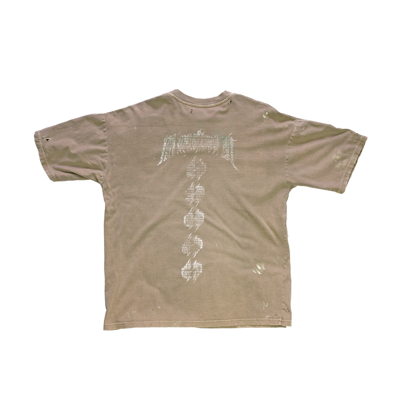 M13 Logo Print - Distressed Shirt